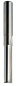 Preview: CMT VHW-Nutfräser; 8x31,7/75x12mm, z2 rechts; 1 VPE = 1 Stck